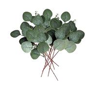 15 Artificial Plant Branches, Green Plant Plastic Branches, Flowers and Leaves, Simulation Ivy Plant Flower Arrangement Accessories, For Flower Arrangement Vase Bouquet Wedding Decoration Ornaments