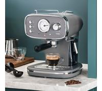 Cooks Professional Coffee Machine Espresso Maker Caffé Barista Pro 15-Bar Pump