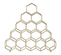 15 Bottle Gold Finish Spice Rack | Vertex