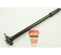 15" BRITISH MADE BIKE PUMP TURBO TOURING BICYCLE PUMP POWERLOCK ALL VALVES