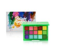 15 Colours Eyeshadow Palette, Multi Colour Shadow Palette, Colorful Eyeshadow Shades Palette, Eye Shadow Palette Shimmer & Matte, Long-lasting Waterproof Makeup Palette with 15 Bright Colors