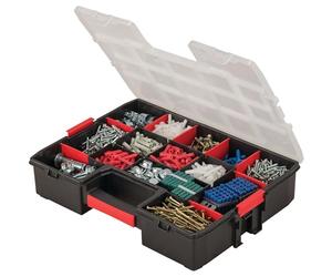 15-Compartment Plastic Small Parts Organizer