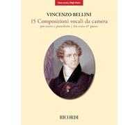 15 Composizioni Vocali Da Camera - High Voice: New Edition Based on the Critical Edition
