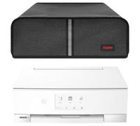 15" Countertop Printer Dust Cover Compatible with Canon PIXMA TS8350a、PIXMA TS8351a、PIXMA TS8352a, Splash Prevention Pet Hair Proof Protective Cover for Printer - Dark Grey