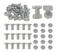 15 Cropped Head Aluminium Greenhouse Nuts and Bolts Genuine Elite Greenhouses Parts