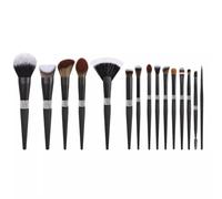 15 Cross-border Brilliant Queen Series High end Matte Black Makeup Brushes,