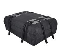 15 Cubic Feet Waterproof Roof Top Cargo Bag for Car, Luggage Storage Carrier with 600D Oxford Fabric and 8 Straps, Aerodynamic Travel Bag for SUV and Estate
