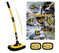 15 Degree Arc Retractable Car Cleaning Brush Set With Storage Bag