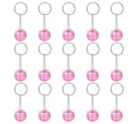 15 Disco Ball Keychains, Mini Pendants, Colorful Reflective Accessories, Suitable for Party Gift Decoration.