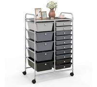 15-Drawer Rolling Utility Cart