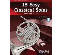 15 Easy Classical Solos. French Horn And Accomp.. Includes Audio Online