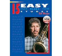 15 Easy Jazz, Blues and Funk Etudes – E-flat Instruments (with CD) – Book & Online Audio