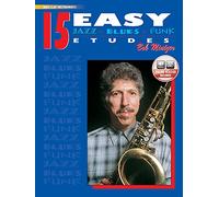 15 Easy Jazz, Blues & Funk Etudes - BC Instr: Bass Clef Instrument, Book & Online Audio (Instrumental Series)