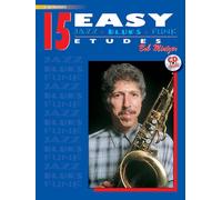 15 Easy Jazz, Blues & Funk Etudes - Eb Instr Bob Mintzer Book and Audio Online E
