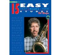 15 Easy Jazz Blues Funk Etudes – B-Flat Tenor Sax – Book & Online Audio (Instrumental Series)
