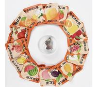 【15 Flavors Black tea】 jasmine,lemon,osmanthus,lychee and rose black tea,healthy fruit,convenient ready-to-drink tea brewing,delicious Chinese snack gift (15 flavors colorful tea,15packs)