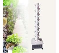 15 Floors 45 Holes Hydroponics Tower Set Hydroponic Growing System, Garden Hydroponic Growing System Vertical Tower Growing Kit, Aquaponics Growing System, Hydroponics Vertical Growing System