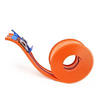 15 Ft Flexible Race Car Track Compatible with Hot Wheels and Diecast 1/64th Cars,Classic Long Rolls Up Portable Racetrack Roll Up Race Track