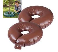 15 Gallon Tree Watering Ring & Bag,Slow Release Auto Drip Irrigation Kit,D | Deep Root Hydration Tree Watering Bag,Durable PVC with Wide Fill Opening,Low Profile Rings for Trunks Under 6 Inches & Garden