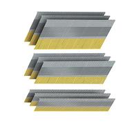 15 Gauge Da Angled Finish Nails, 34-degree, 900-pack(2-1/2inch, 2inch, 1-1/4inch 300 Per Sizes),gal