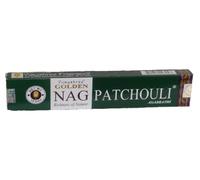 15 gms Box of Golden NAG PATCHOULI Agarbathi Incense Sticks - in stock and shipped by Busy Bits