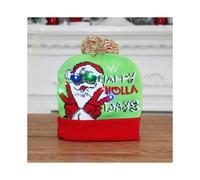 (15-Green Old Man) LED Christmas Hat with Lights 2025 Knitting Cap Xmas Ornament Home Decor Navidad Natal 2025 New Year Holiday Gift