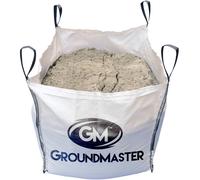 GroundMaster 1 Tonne FIBC Bulk Builders Bags Wtih Handles - Large 1000kg Capacity Heavy Duty 1 Ton White Garden Sacks Reinforced Loops (15)