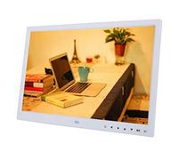 15" HD Screen Digital Photo Frame, multifunction Electronic Photo/Music/Video Picture Frame, Best Gift for Birthday and Anniversary, US Plug(Black) Gift