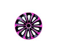Wheel trim 15 inch Black Extra Strong Pink/Set of 4