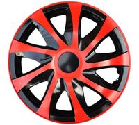 15'' Hubcaps Wheel Covers Trims 15 inch 4 PCS Car Black ABS Plastic Steel Rings