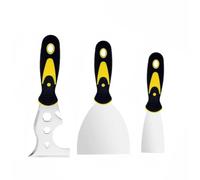 15 in 1 Multifunctional Putty Knife Set Stainless Steel Spatula Putty Scraper Cleaning Spatula DIY Construction Tools (Color : Big)