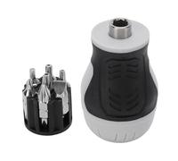 15 in 1 Short Handle Screwdriver Set Portable Compact Screwdrivers with Magnetic CRV Dual Ended BITS for Electronics Laptop Household Repair