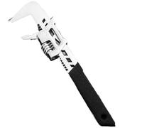 15-Inch Adjustable F-Type Wrench Spanner Wide Jaw Movable Repair Tool for Motors Large Opening Socket Wrench Heavy-Duty Spanner for Mechanics