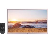 15-inch aluminum alloy ultra-thin narrow-edge HD 1080P digital advertising machine player USB and SD card slot and remote control,Rose Gold