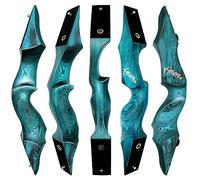 15 Inch Black Hunter Bow Riser Only Right Hand Takedown Recurve Bow Riser Wood Longbow Bow Handle Replacement