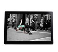 15 Inch Digital Photo Frame, HD 1280X800 LED Screen with Infrared Remote Controller Support Photo/Music/Video Player & Calendar Alarm Function Gift