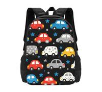 15-Inch Laptop Backpack Laptop Bag Work Backpacks For Office, Cartoon Cars Black, One Size, Casual Travel Backpack
