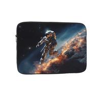 15 inch Laptop Case Astronaut Flying in Space Laptop Sleeve Computer Bag Water Resistant Computer Case Carrying Cover Compatible for Men Women
