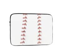 15 inch Laptop Case Baseball Lace Laptop Sleeve Computer Bag Water Resistant Computer Case Carrying Cover Compatible for Men Women