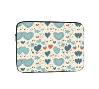 15 inch Laptop Case Love Pattern Laptop Sleeve Computer Bag Water Resistant Computer Case Carrying Cover Compatible for Men Women