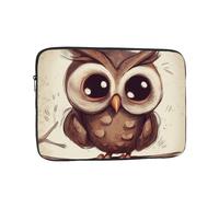 15 Inch Laptop Sleeve Bag Waterproof Shockproof Laptop Case Bag Cute Owl Computer Skin Bags Lightweight Tablet Carrying Case