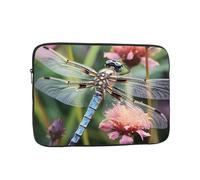 15 Inch Laptop Sleeve Bag Waterproof Shockproof Laptop Case Bag Dragonfly Insects Flowers Computer Skin Bags Lightweight Tablet Carrying Case