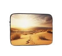 15 Inch Laptop Sleeve Bag Waterproof Shockproof Laptop Case Bag Golden Desert Bright Sunshine Computer Skin Bags Lightweight Tablet Carrying Case