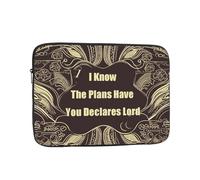 15 Inch Laptop Sleeve Bag Waterproof Shockproof Laptop Case Bag I Know The Plans Have You Declares Lord Computer Skin Bags Lightweight Tablet Carrying Case