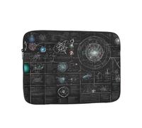 15 Inch Laptop Sleeve, Soft Protective Case With Abstract Science Chemistry Illustration 3d Print,Slim Lightweight Bag Specially Compatible With 15 Inch Macbook, Fits Some Pc Notebook