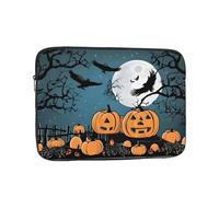 15 Inch Laptop Sleeve, Soft Protective Case With Halloween Pumpkin Print,Slim Lightweight Bag Specially Compatible With 15 Inch Macbook, Fits Some Pc Notebook