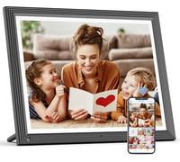 15 inch large digital photo frame, 1920x1080 FHD touch screen, automatic rotation, video photo upload from phone via email, storage