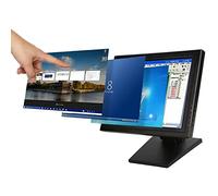 15 Inch LCD Touchscreen Monitor with Stand 1024x768 - LED Monitor Display VGA USB USB Media Player For Auto Home Retail Restaurant Bar Pub