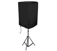 15 Inch Outdoor Speaker Cover - Upright Sunscreen Waterproof Black Dust Protection Bag