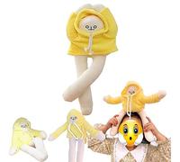 15 Inch Plush Banana Man Doll Toys Weird Stuffed Funny Doll with Magnet Soft Hugs Toys Changeable Plush Pillow Toy Stuffed Decompression Toy for Boys Girls Birthday Party Christmas Birthday